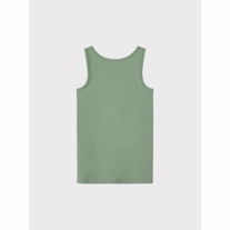 NAME IT 2-Pak Tanktoppe Hedge Green